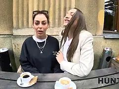 Cocu, Tchèque, Petite amie, Hd, Lesbienne, Seins naturels, Criant, Rasée