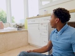 Badkamer, Grote mammen, Pijpbeurt, Bruinharig, Bedriegen, Hd, Rijden, Vrouw