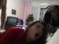 Amateur, Gros cul, Gros seins, Sucer une bite, Fait maison, Orgasme, Adolescente, Épouse