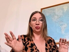 Urgent countdown with grandma for cum shot assistance: POV role-play action!