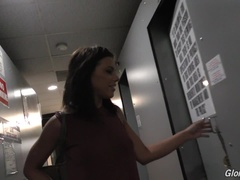 アナル, 茶髪の, のぞき穴, 毛深い, 小柄, ゴックンする