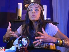 FAKEhub Originals Cassie Del Isla as hot gypsy palm reader