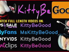 Blonde Mistress Kitty Teases and Milks a Big Cock Under the Table