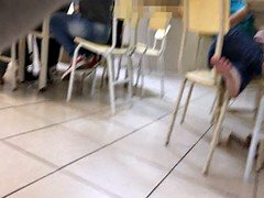 Universidad, Sucio, Pies, Fetiche de pies, Italiano, Voyeur