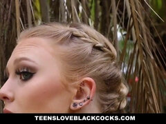 Lily Rader gets her tiny frame drilled by a massive BBC and takes a facial