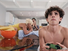 アメリカ人, デカパイ, フェラチオ, 巨乳な, ハードコア, 母, ポルノスター, 現実