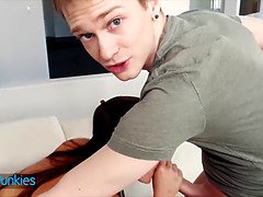 Stepmom Melanie Hicks Fucks Stepson while friend watches