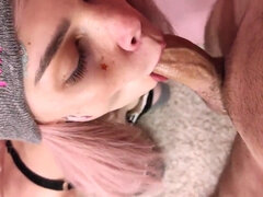 Красотки, Большой член, Минет, Брат, Сперма во рту, Сосущие