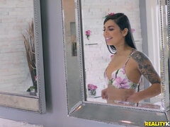 浴室, カワイイ, 毛深い, ハードコア, レズビアン, ティーン