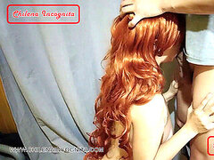 緊縛, ラティーナ, 赤毛, スパンキング