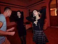Swingers Club Party - Hardcore Sex With Horny Brunette Katty West