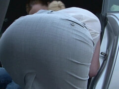 Hot blonde Milf takes advantage of troubled babe
