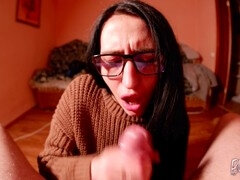 Leie, Grosser schwanz, Blasen, Braunhaarige, Schwanz, Handjob, Ablutschen, Jungendliche (18+)