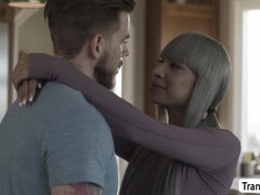 Anal, Culo, Tetas grandes, Novio, Garganta profunda, Transexual asiatica, Anilingus, Transexual