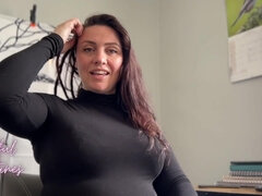 Arsch, Grosser arsch, Grosse titten, Handjob, Orgasmus, Stiefmutter, Titten, Nass
