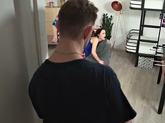 18 jaar, Pijpbeurt, Universiteit, Sperma, Sperma in gezicht, Hardcore, Masturbatie, Student