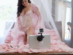 Americano, Chica, Negro, Masturbación, Tetas naturales, Coño, Tetas, Juguetes