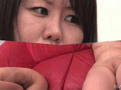 Japanese man inspects women's hairy pussies for fertility