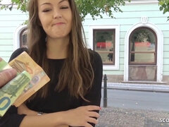 Cute Cindy didn't mind about pay sex with stranger