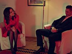 Angelo Godshack Pounds Big-Tits Alice Axx Doggy on Carpet