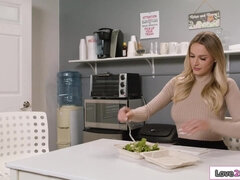 Grosse titten, Blondine, Hd, Lesbisch, Masturbation, Muschi, Rasiert, Solo