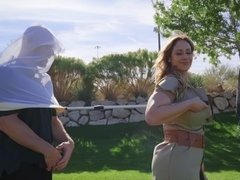 Grosse titten, Blasen, Schwanz, Aufs gesicht abspritzen, Hd, Milf, Strumpfhose, Reiten