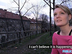 Leie, Spermaladung, Im freien, Pov, Öffentlich, Realität