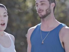 21 years old fucked in doggy style by big cock in wet pussy