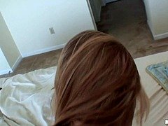 Young blonde is down to fuck in your hotel room