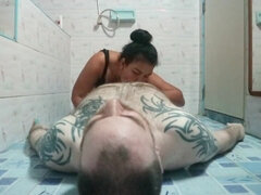 Asiático, Mamada, Fetiche, Casero, Humillación, Madres para coger, Orinar, Ducha