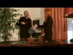 In den arsch, Arsch, Grosser schwanz, Blasen, Vollbusig, Fußfetisch, Lingerie, Rotschopf