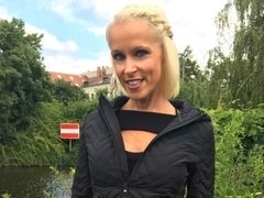 Leie, Tussi, Grosser schwanz, Blondine, Vollbusig, Deutsch, Milf, Pov