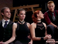 Bondage discipline sadomasochisme, Blond, Fetisj, Vuisten, Groep, Hardcore, Feest, Swinger