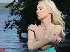 ブロンド, Hd, アウトドア, ストリッピング