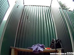 Tschechisch, Hd, Milf, Pool, Öffentlich, Realität, Solo, Spanner