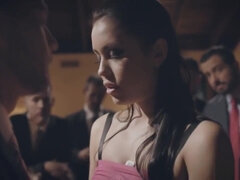 Lusty and pervert boys watch Alina fucked Seths cock