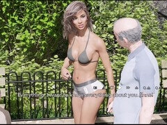 Grosser arsch, Masturbation, Im freien