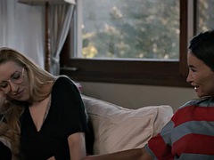 Минет, Семяизвержение, Двойное проникновение, Секс без цензуры, Сосущие, Втроем