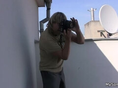 18 jaar, Blond, Pijpbeurt, Tsjechisch, Handbeurt, Klein, Zuigen, Tiener