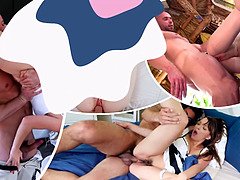 Madison Wilde's naughty boy toy joins her boyfriend for a wild night of doggystyle and rough sex!