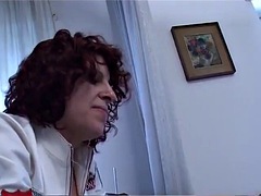 デカパイ, 巨乳な, 露出狂, 毛深い, イタリア人, 公共, ヤリマン, オッパイの