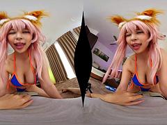 Rare Japanese Fox-1: Big Tits, Big Ass  Blowjob VR Porn