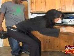 BI-RACIAL LOVEMAKING BUILDING - Kendra Secrets BJs And Gets Pounded By A BIG BLACK COCK