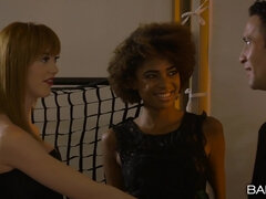 The Black Corset Odyssey Part 3 with redhead and ebony babes - Rina Ellis