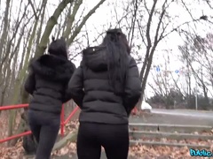 Blowjob, Czech, Dick, Doggystyle, Licking, Natural tits, Public, Tattoo
