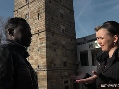 Arsch, Blasen, Paar, Gehörnter ehemann, Hardcore, Hd, Muschi, Flotter dreier