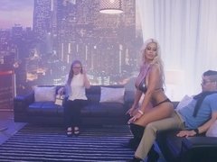 Bridgette fucks her mom's handsome boyfriend