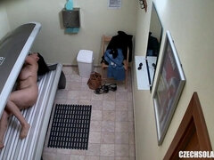 Enthousiasteling, Tsjechisch, Hd, Natuurlijke tieten, Zonnebank, Tieten likken, Bekijker, Webcamera