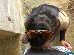 Hundestellung, Aufs gesicht abspritzen, Handjob, Im freien, Pov, Öffentlich, Schlucken, Eng