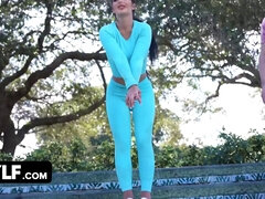 Fit MILF Alexa Payne Bangs her personal trainer and gulps down his load